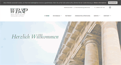 Desktop Screenshot of kanzlei-wbp.de